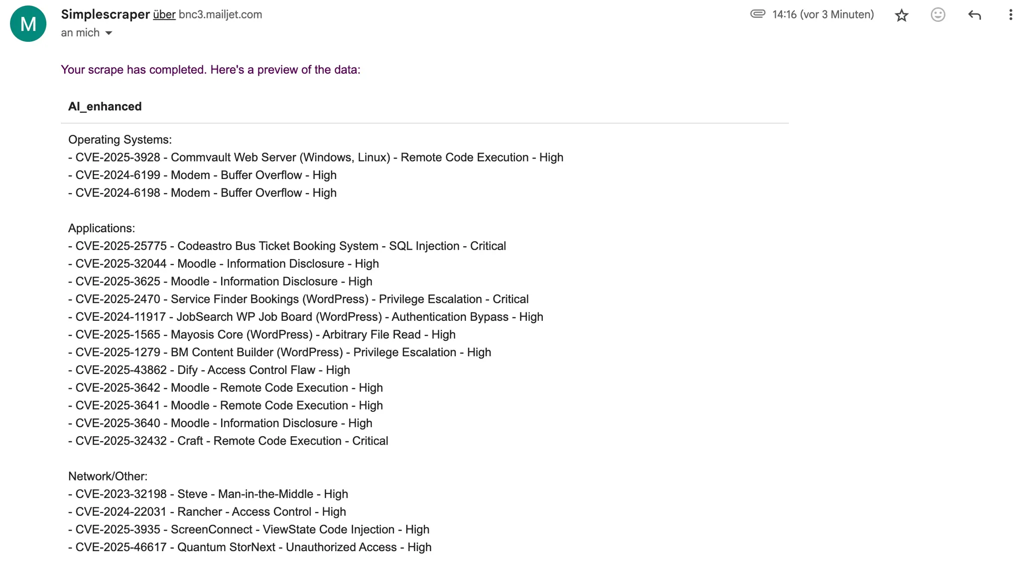 extract urls
